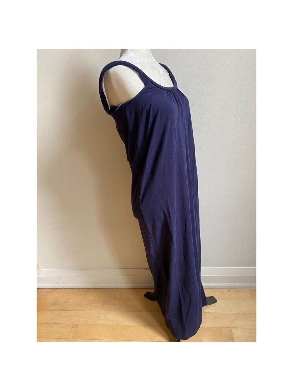 Tommy Hilfiger BNWT womens blue long maxi dress NEW sz xsmall - Picture 3 of 7